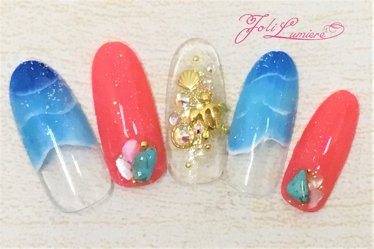 2019ハンド夏ネイル写真 2019ハンド夏ネイル写真